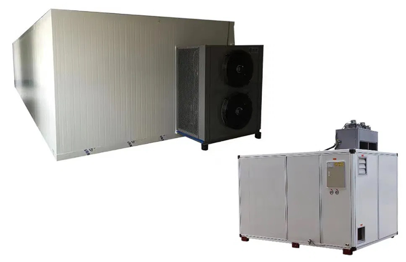 will a heat pump dryer work in a cold room