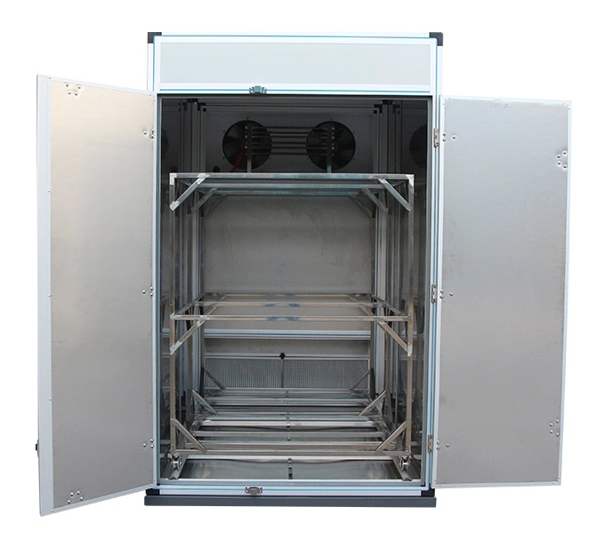 wall mountable heat pump dryer