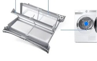 Clean Samsung Heat Pump Dryer Filter3