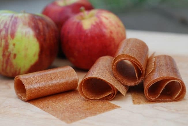 how to make apple fruit leather with a food dehydrator2