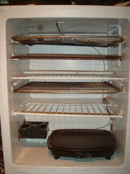 how to make a food dehydrator from a refrigerator1