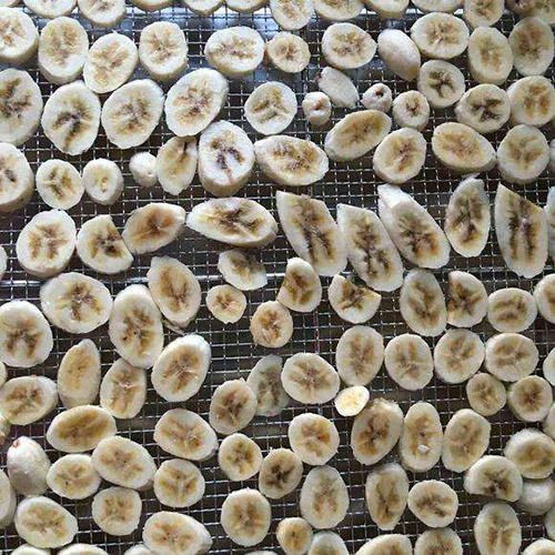 Banana drying