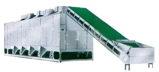 hemp leaf mesh belt dehydration machine